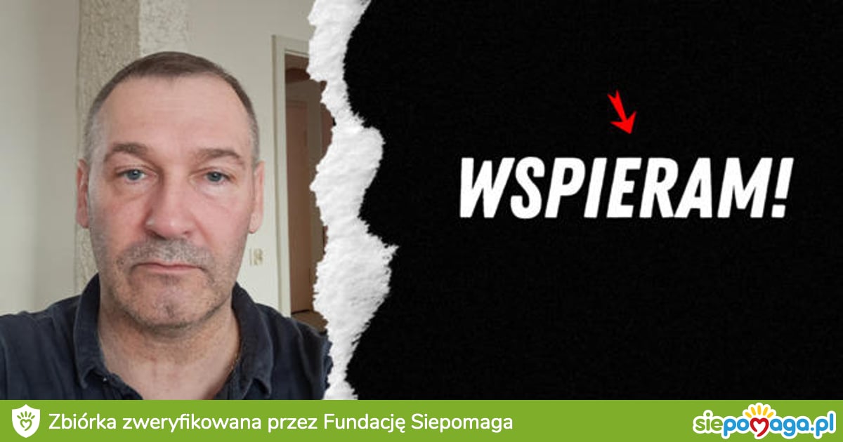 Krzysztof Sosna zbiórka charytatywna Siepomaga.pl