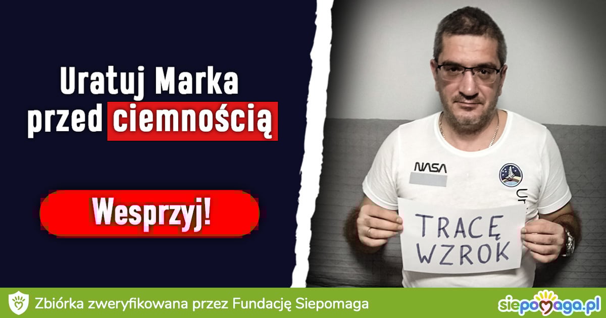 Marek Kowalewski zbiórka charytatywna Siepomaga.pl